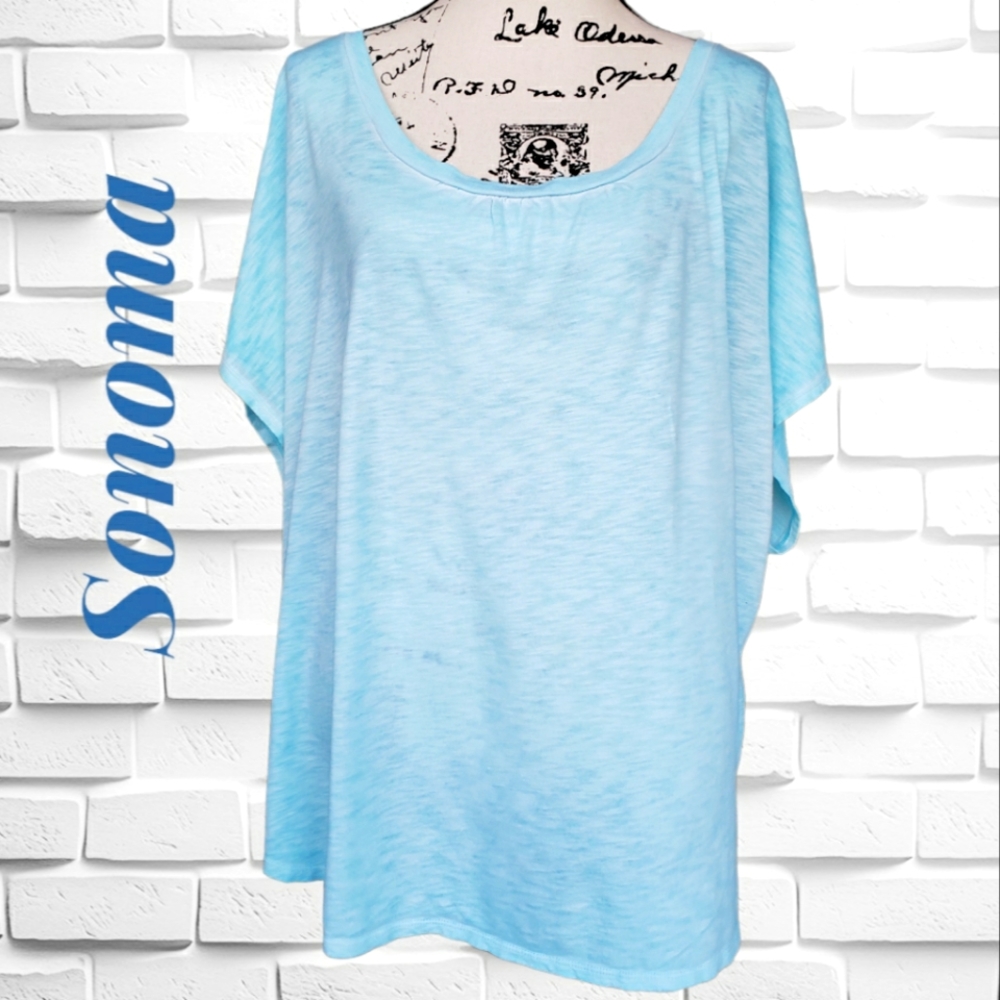 Sonoma Lt. Blue Blue Washed Tee